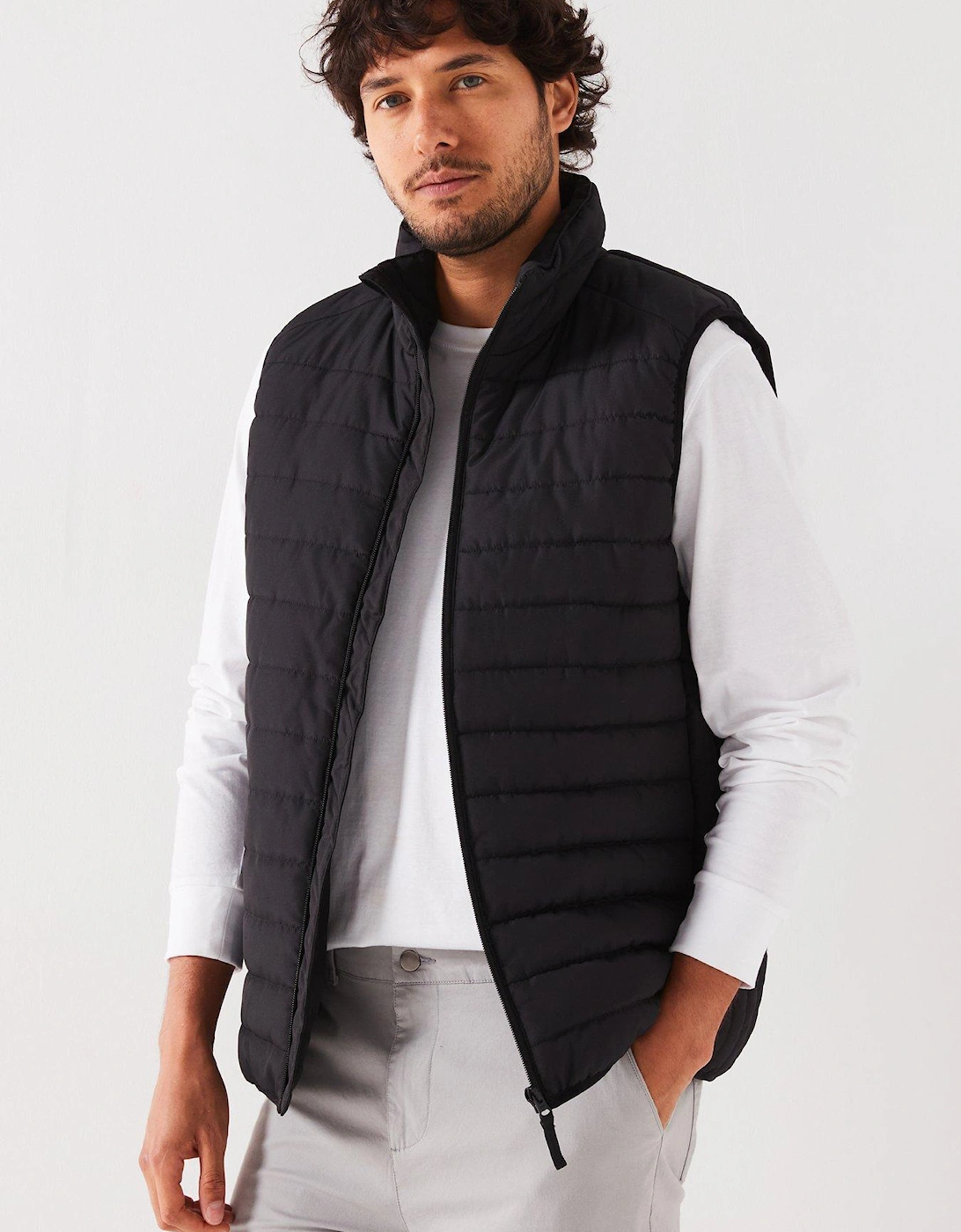 Lightweight Padded Gilet - Black, 7 of 6
