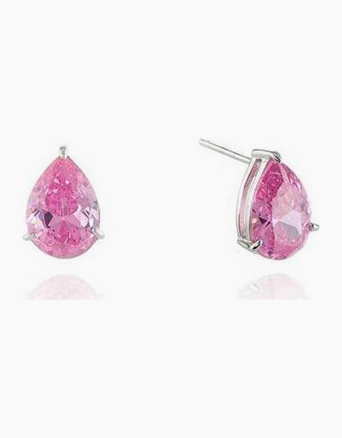 Cachet London Women's Silver/Pink Oliana Earrings