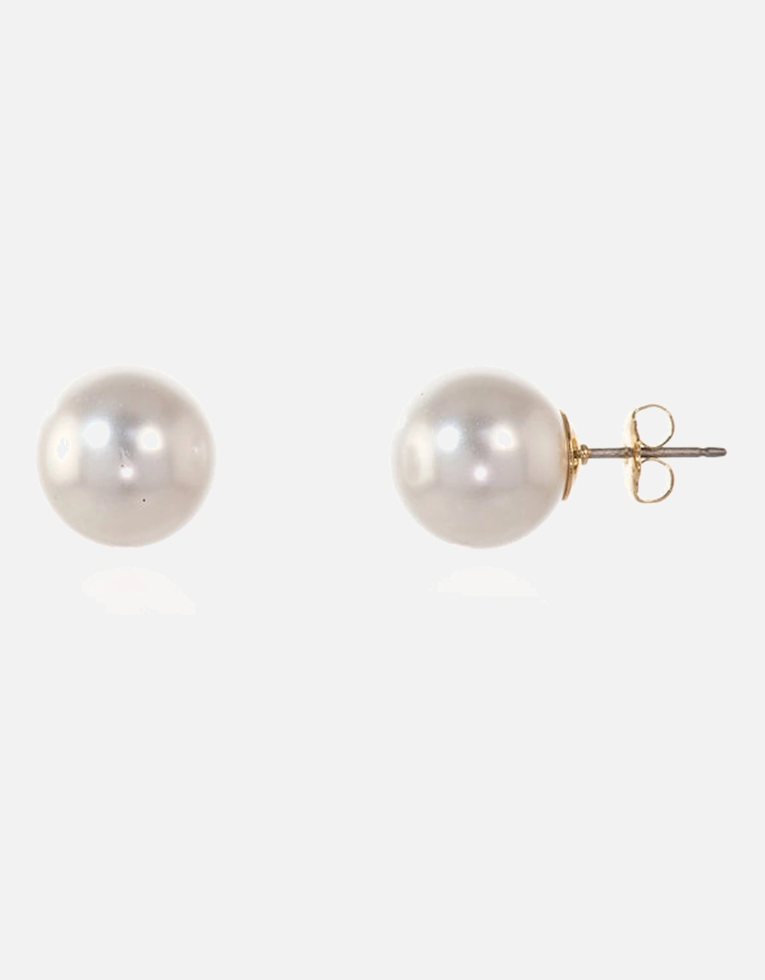 Mac 12 White Pearl Earrings