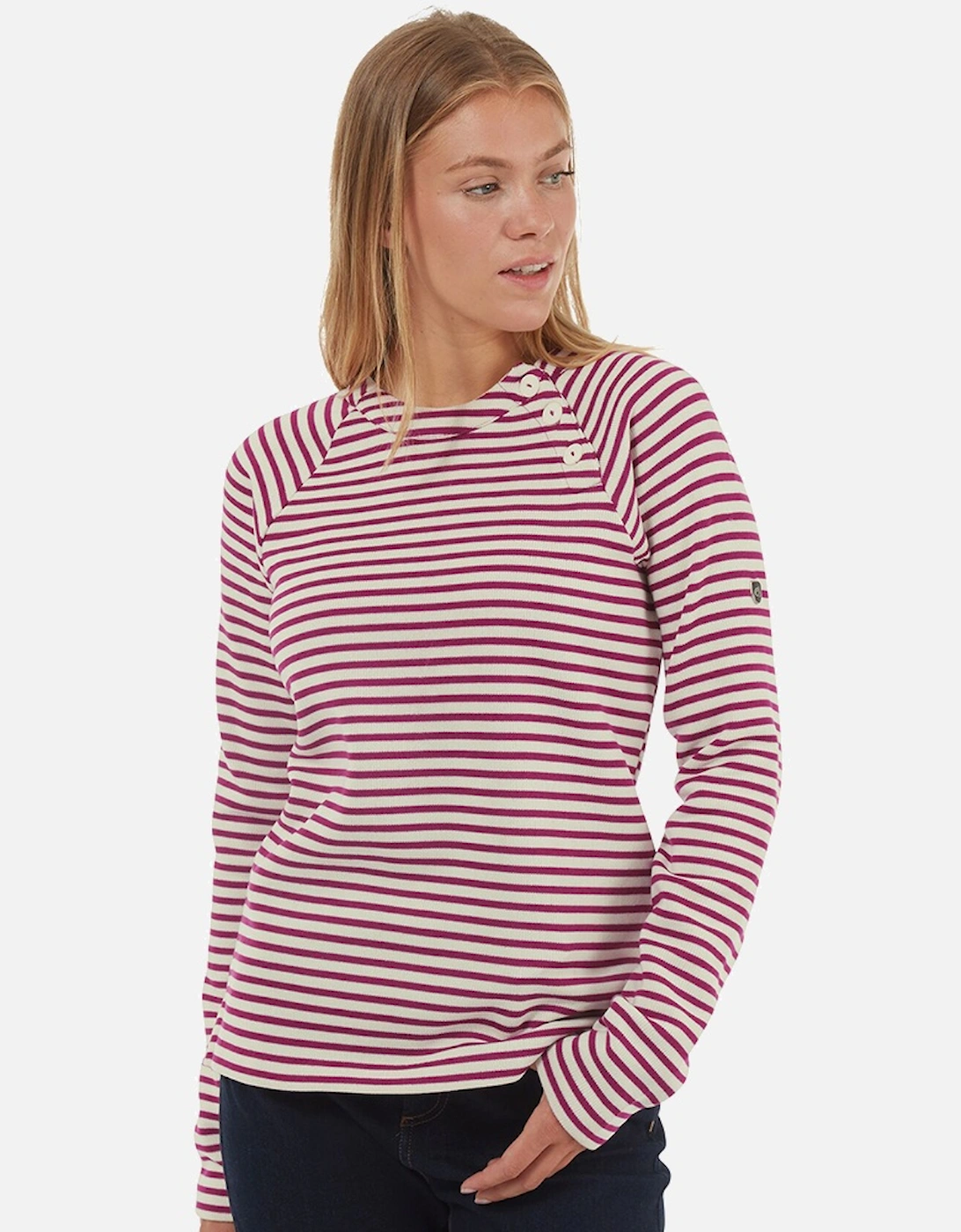 Womens Neela Crew Neck Polyester Jumper Sweater, 4 of 3