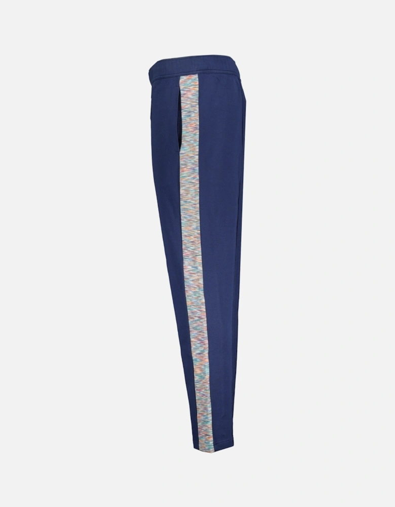 Side Pattern Sweat Pants Navy