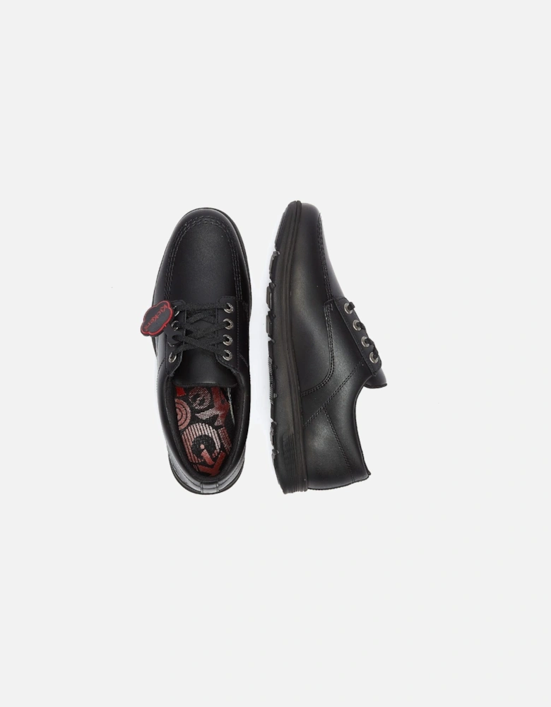 Kelland Lace Lo Black Leather Shoes