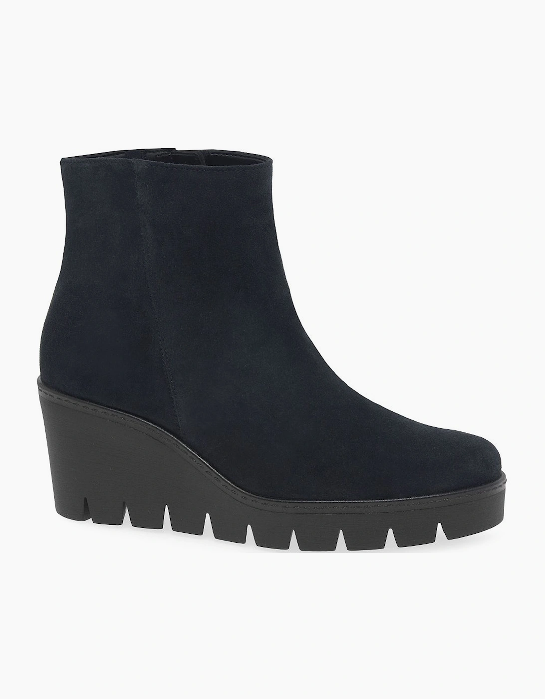 Gabor Women's Black Utopia Wedge Heel Ankle Boots - Size: 7.5