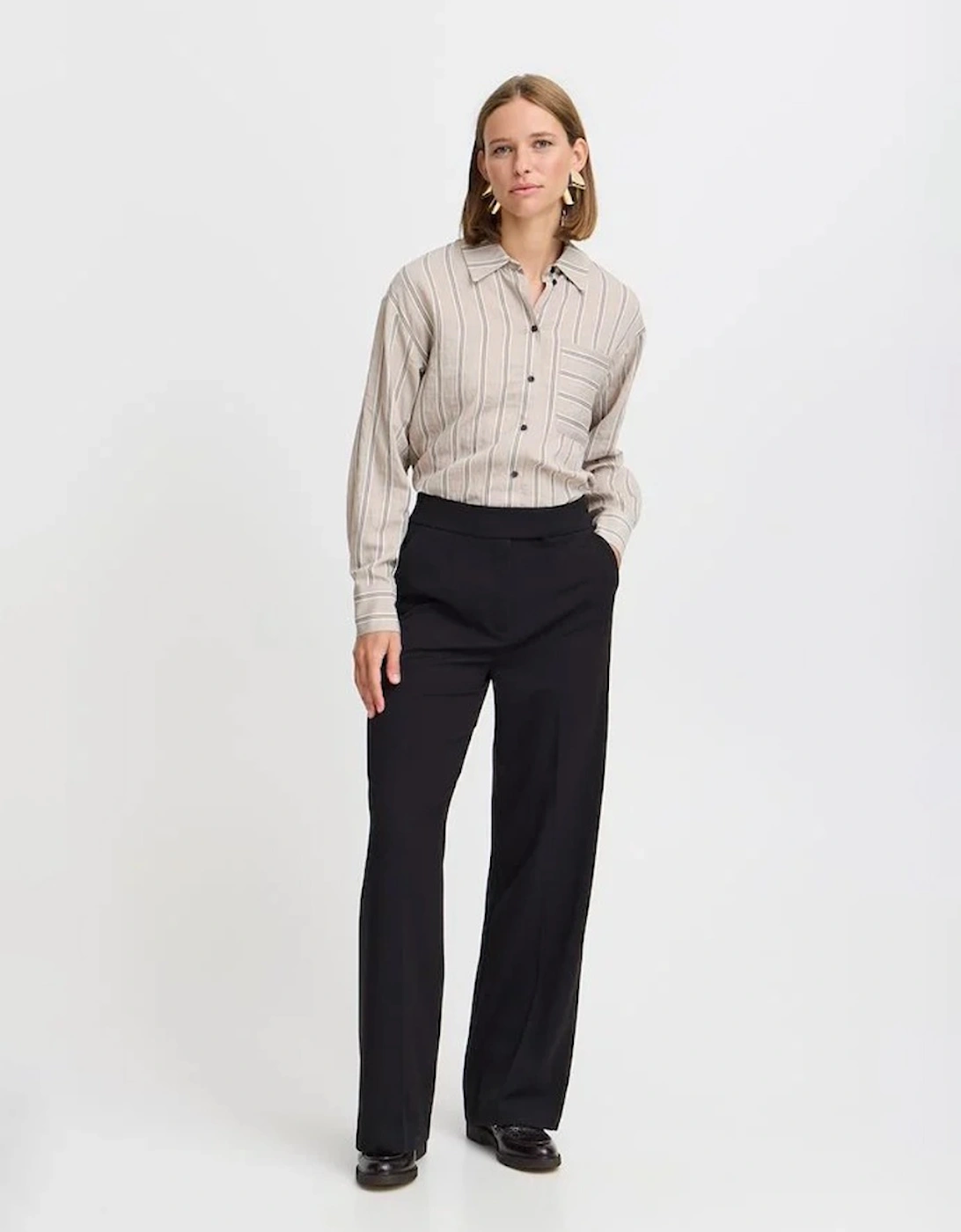 B Young Byellan Wide Pants Black