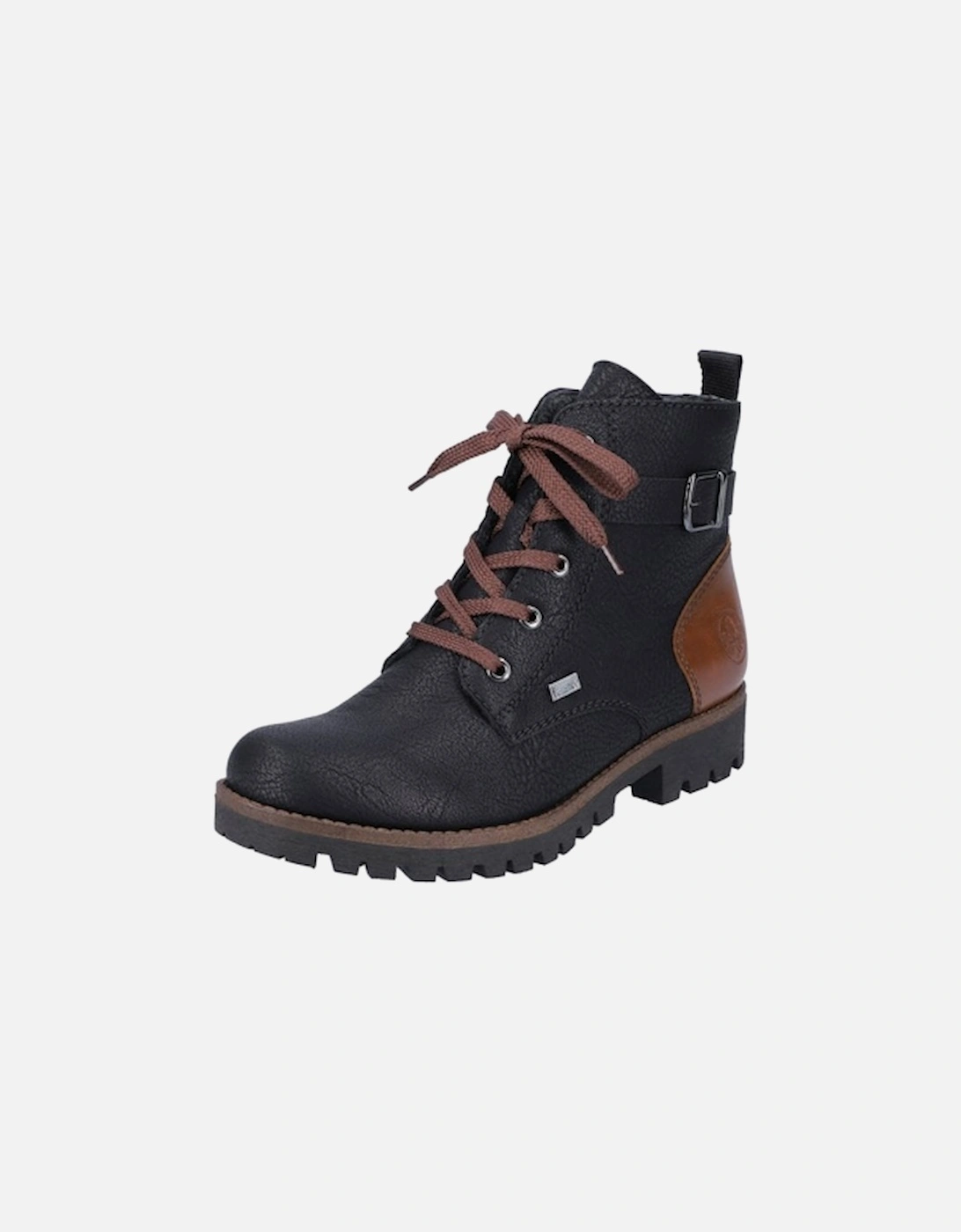 Womens Rieker 78502-00 Womens Zipper Boot Black - Size: 6