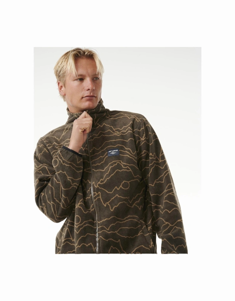 Rip Curl Mens Fun Times Full Zip Polar Fleece Jacket