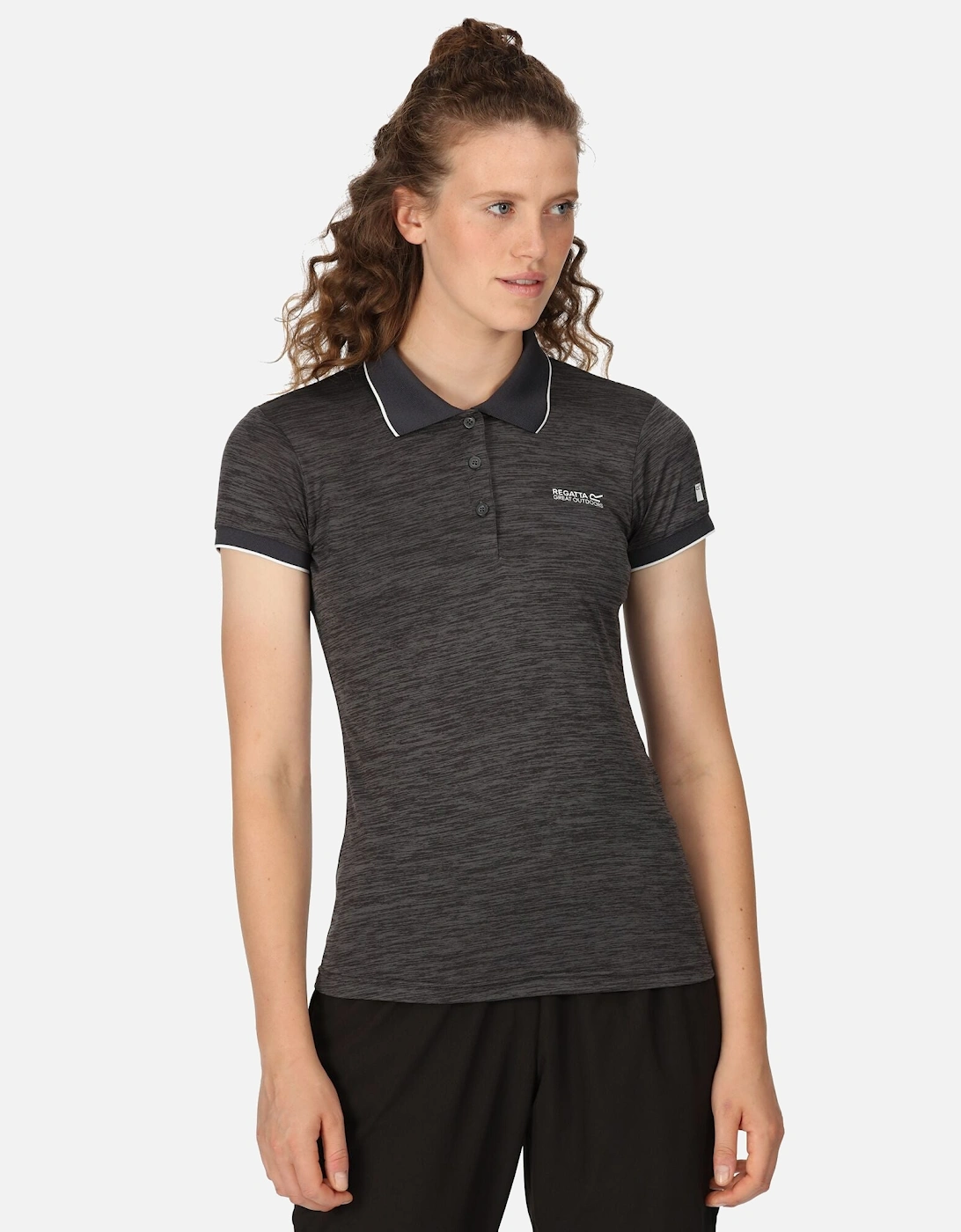 Womens Remex II Active Polo Shirt, 2 of 1