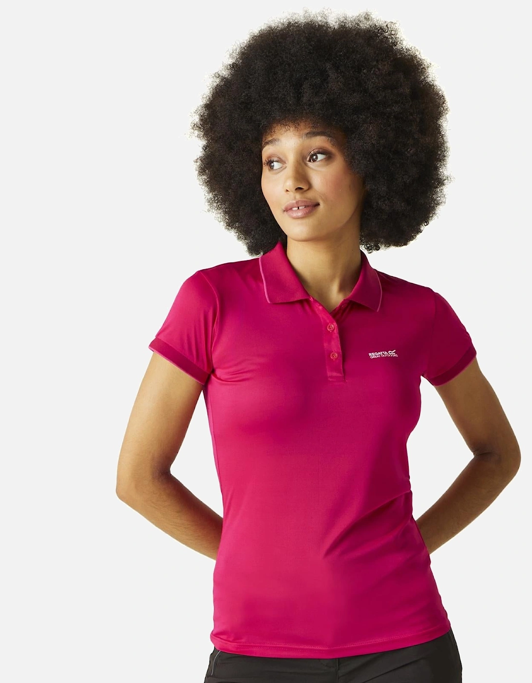 Womens Remex II Active Polo Shirt, 2 of 1