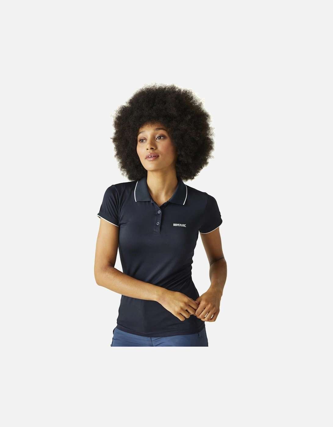 Womens Remex II Active Polo Shirt, 2 of 1