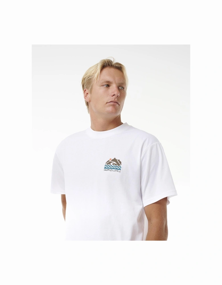 Rip Curl Mens Vaporcool Search Trek Short Sleeve T-Shirt