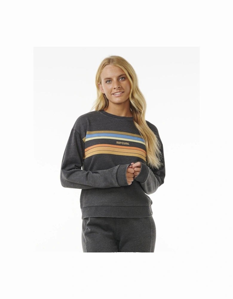 Rip Curl Womens High Tide Surf Crew Neck Sweatshirt