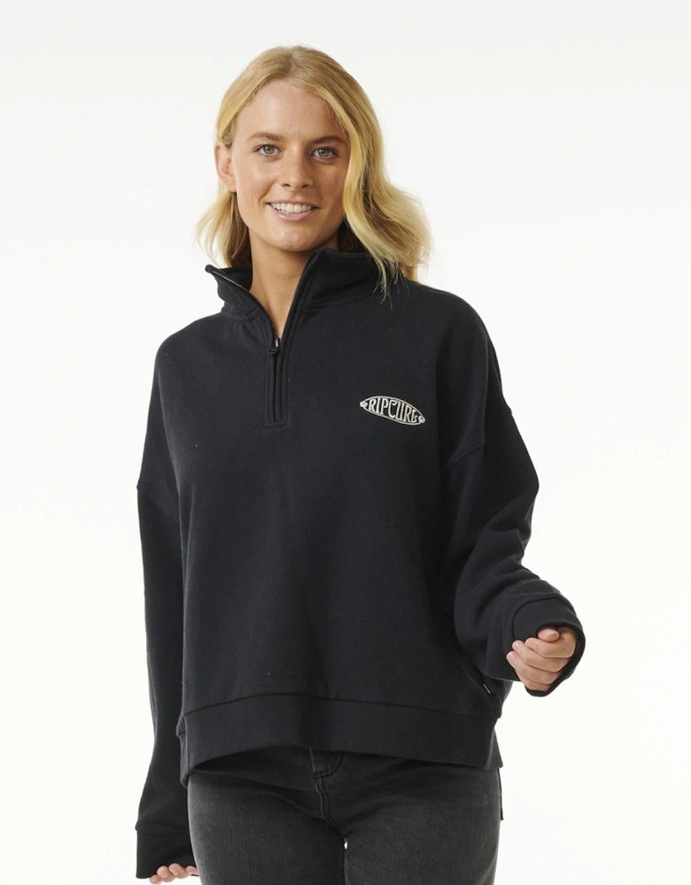 Rip Curl Womens Soleil Half Zip 1/4 Zip Fleece