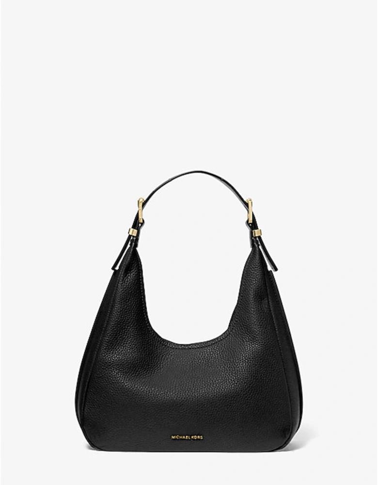 Nolita Small Pebbled Leather Hobo Shoulder Bag