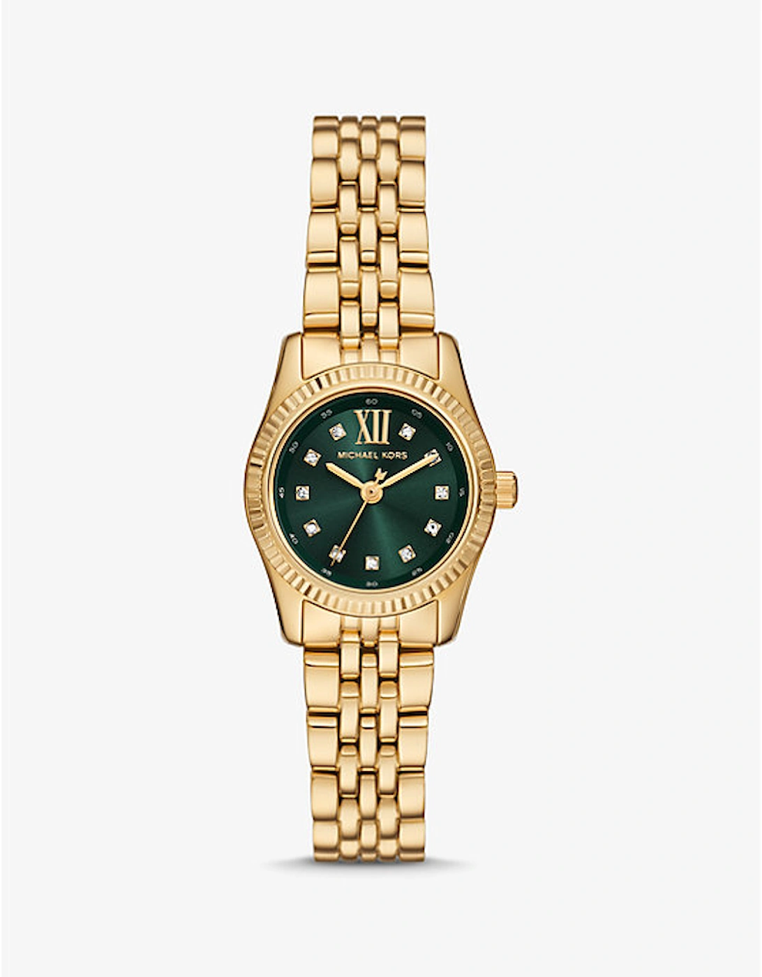 Petite Lexington Pavé Gold-Tone Watch, 2 of 1