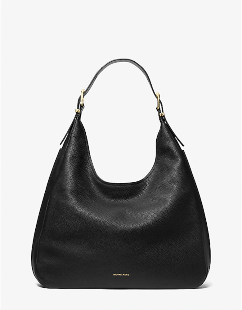 Nolita Large Pebbled Leather Hobo Shoulder Bag