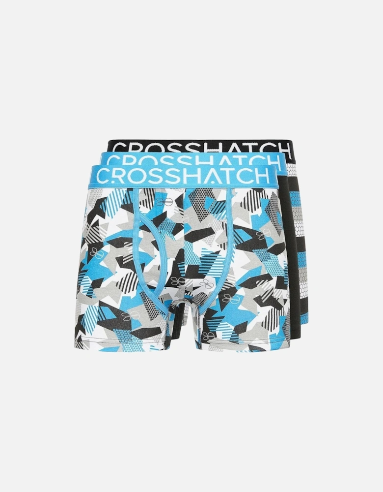 Mens Crystaline Boxer Shorts (Pack of 3)