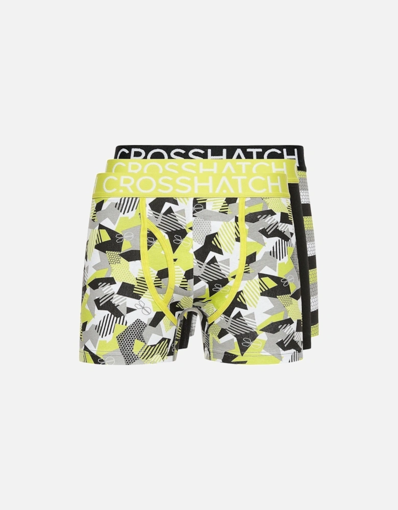 Mens Crystaline Boxer Shorts (Pack of 3)