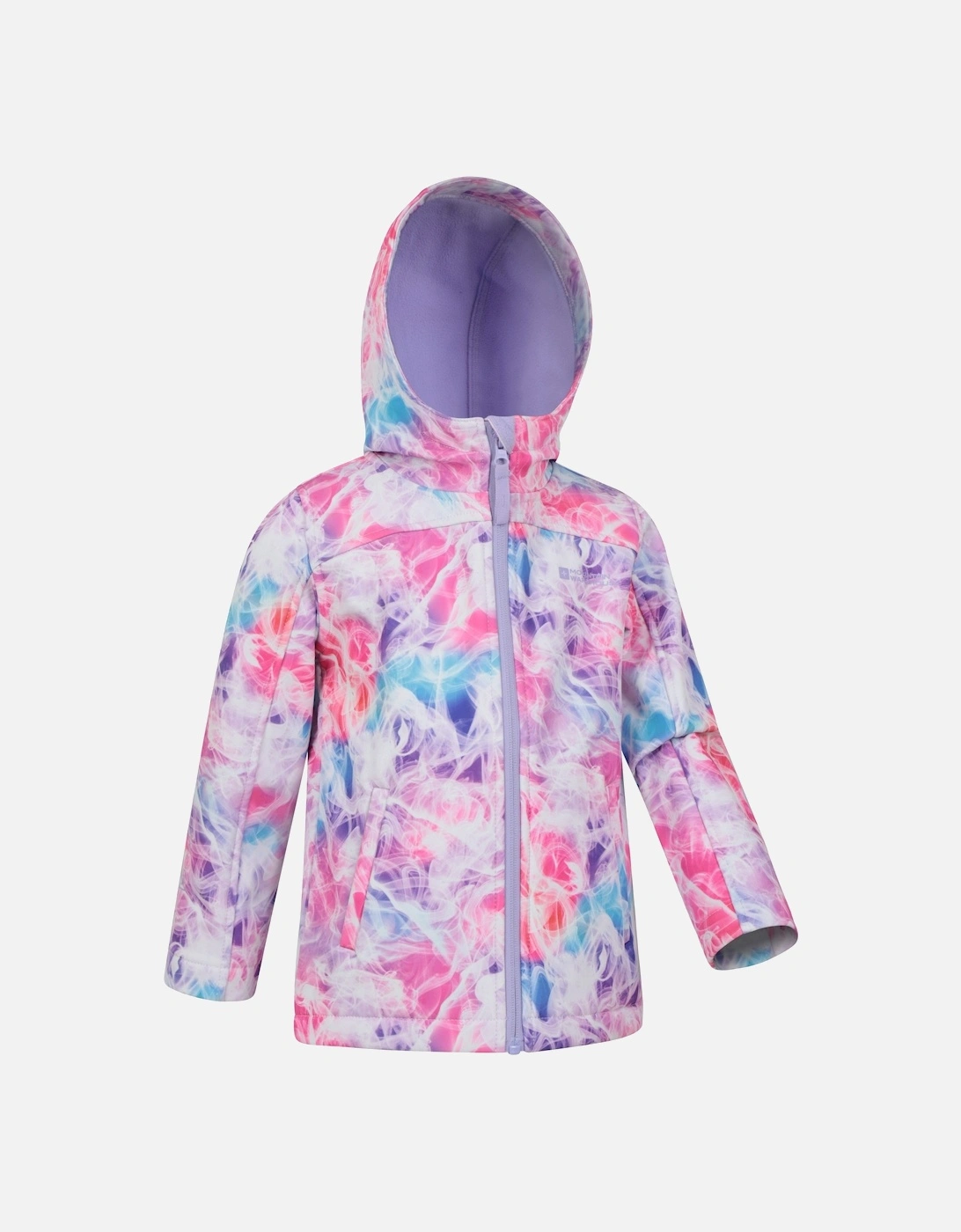 Childrens/Kids Patterned Water Resistant Soft Shell Jacket