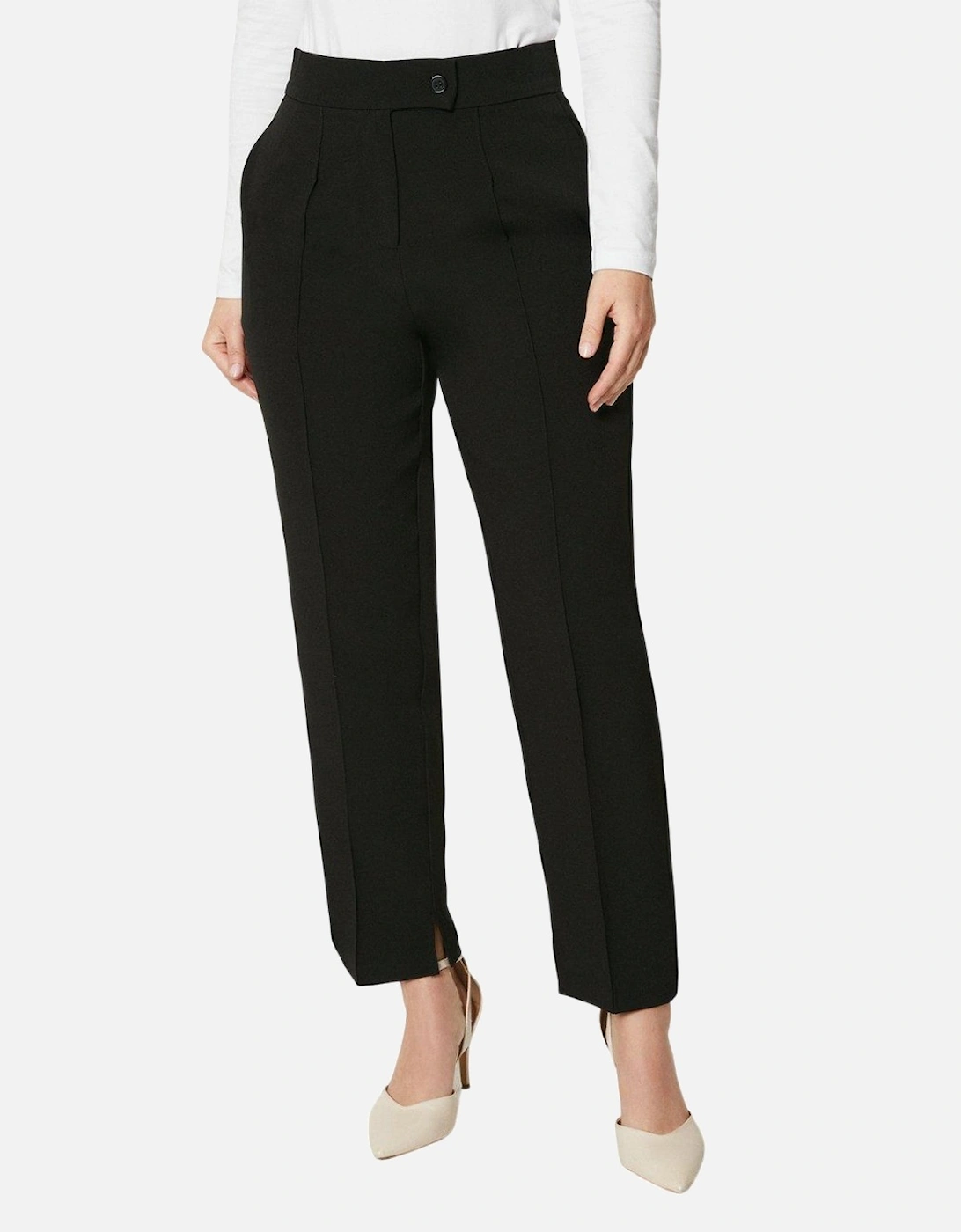 Womens/Ladies Tapered Trousers, 4 of 3