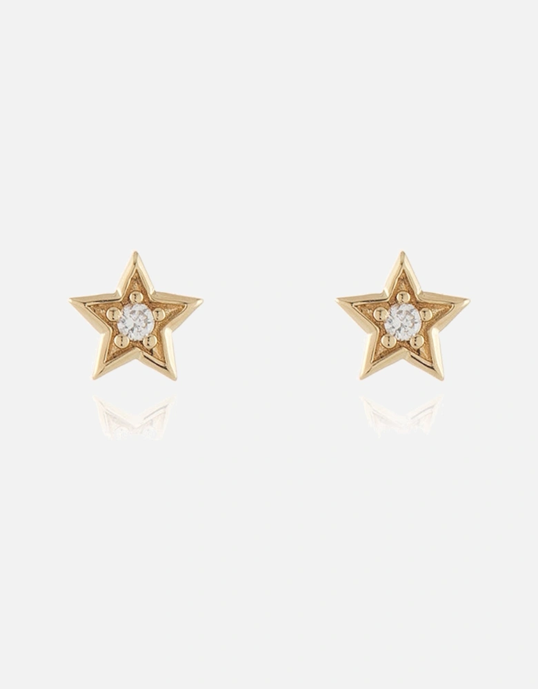 Luna Star Gold Earrings