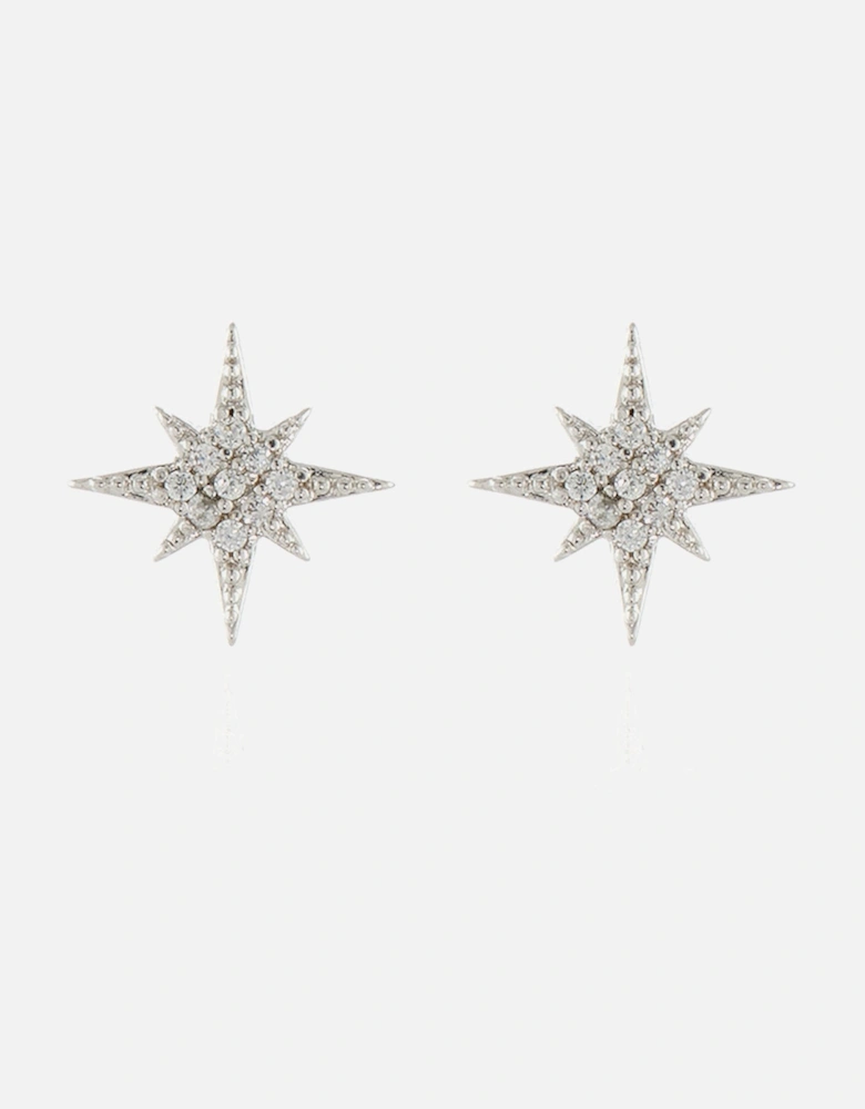 North Star Silver Earrings