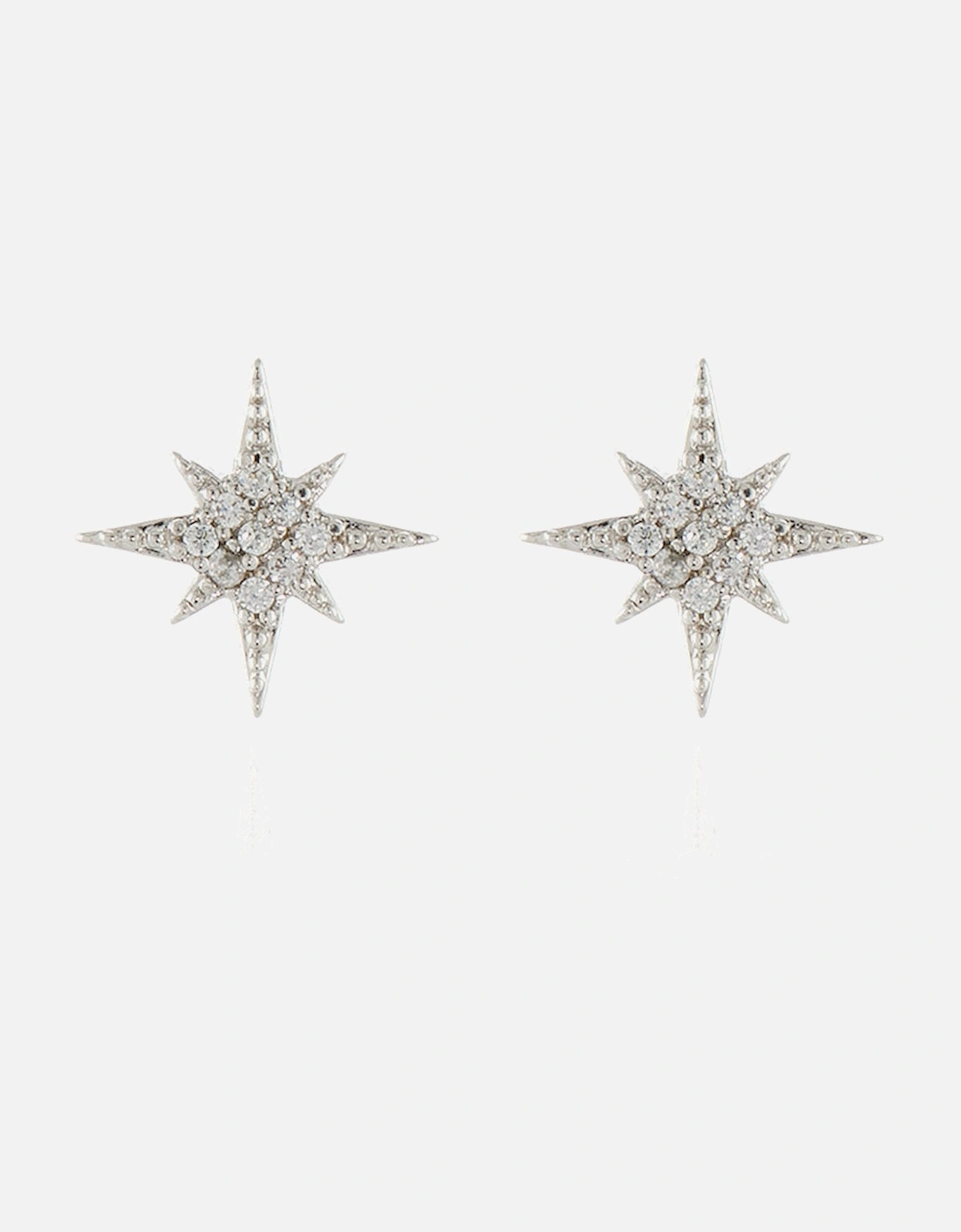 North Star Silver Earrings