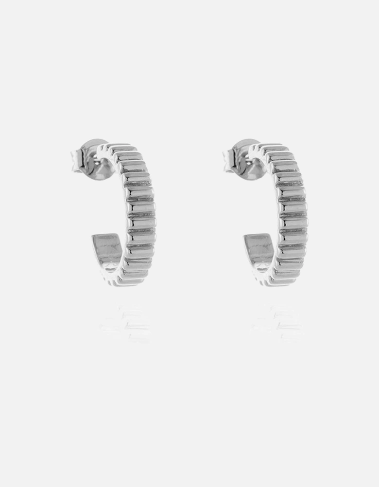 Ricci Silver Hoop Earrings