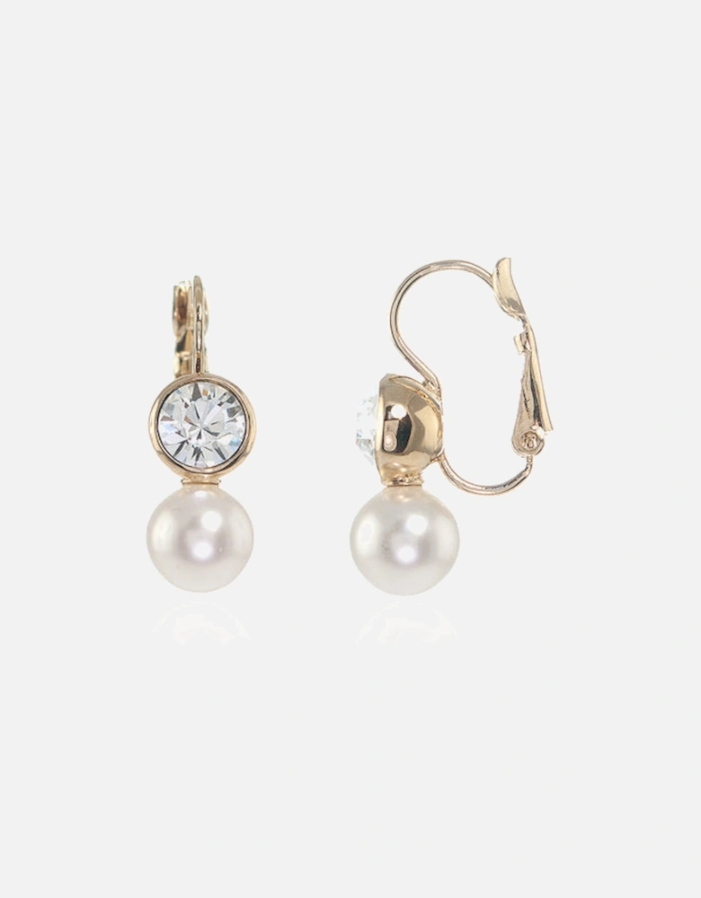 Mimi Gold Lever Back Earrings