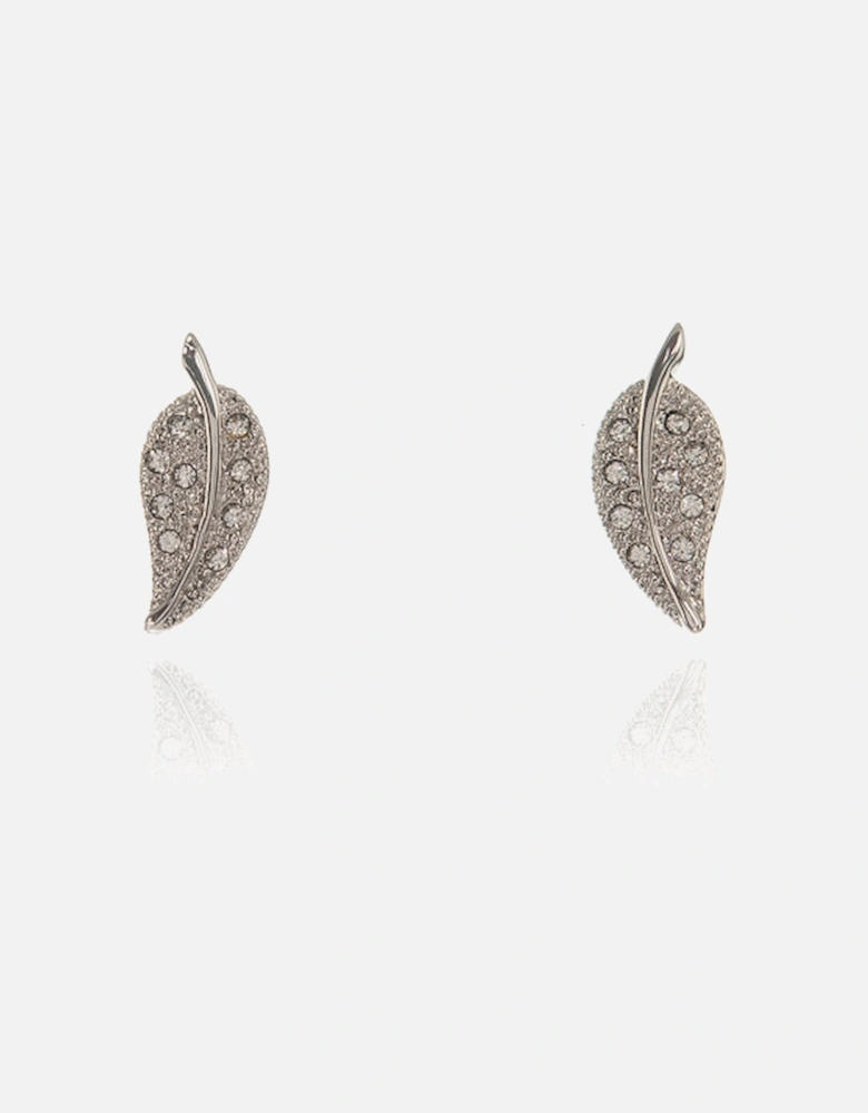 Leafy Silver Earrings