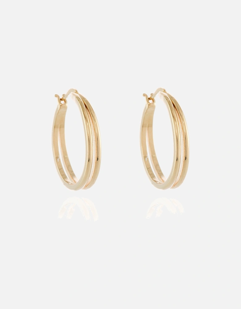 Lana 25mm Gold Hoop Earrings