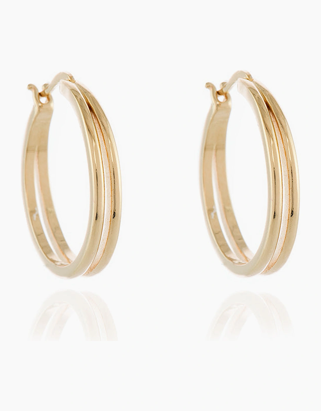 Cachet London Women's Gold Lana 25Mm Hoop Earrings Medium