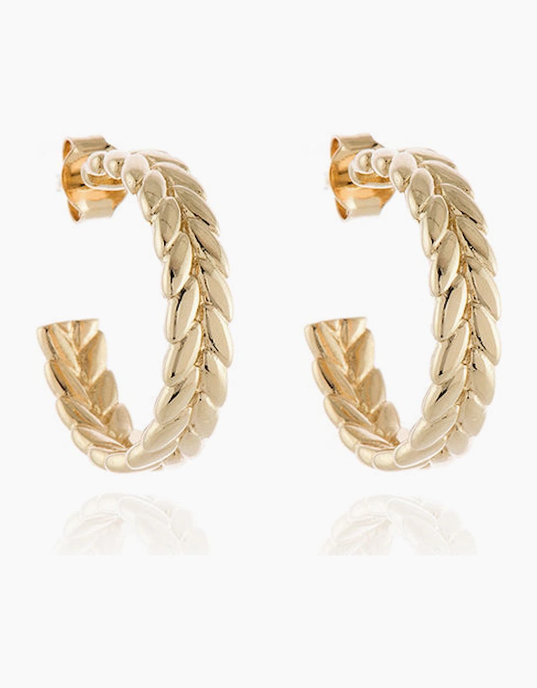Cachet London Women's Gold Oletta Hoop Earrings 1.8Cm