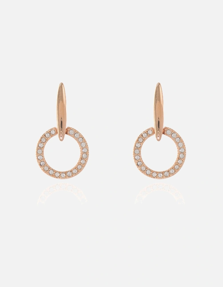 Lara Drop Rose Gold Earrings