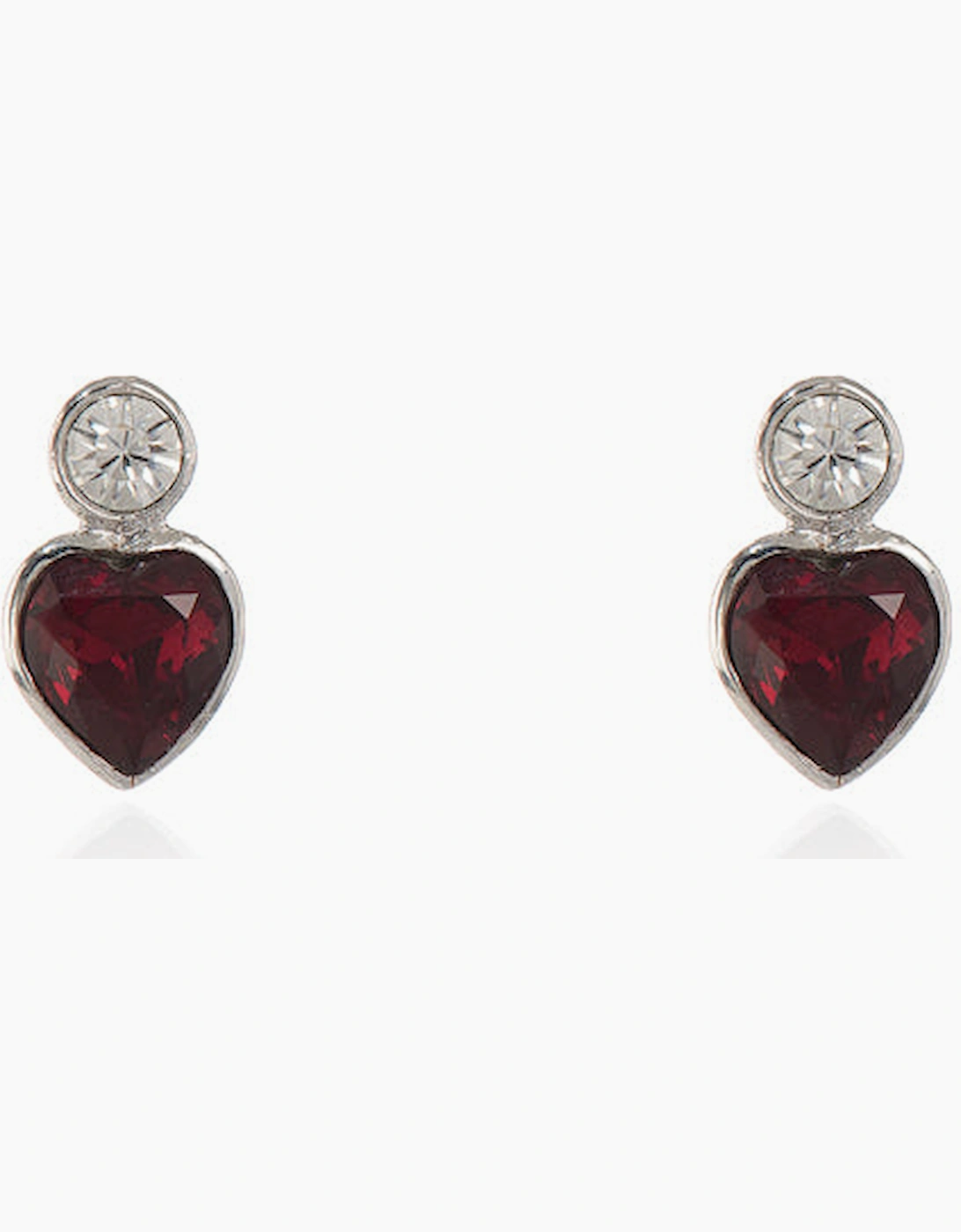 Cachet London Unisex Silver/Silver Posy Simple Siam Earrings