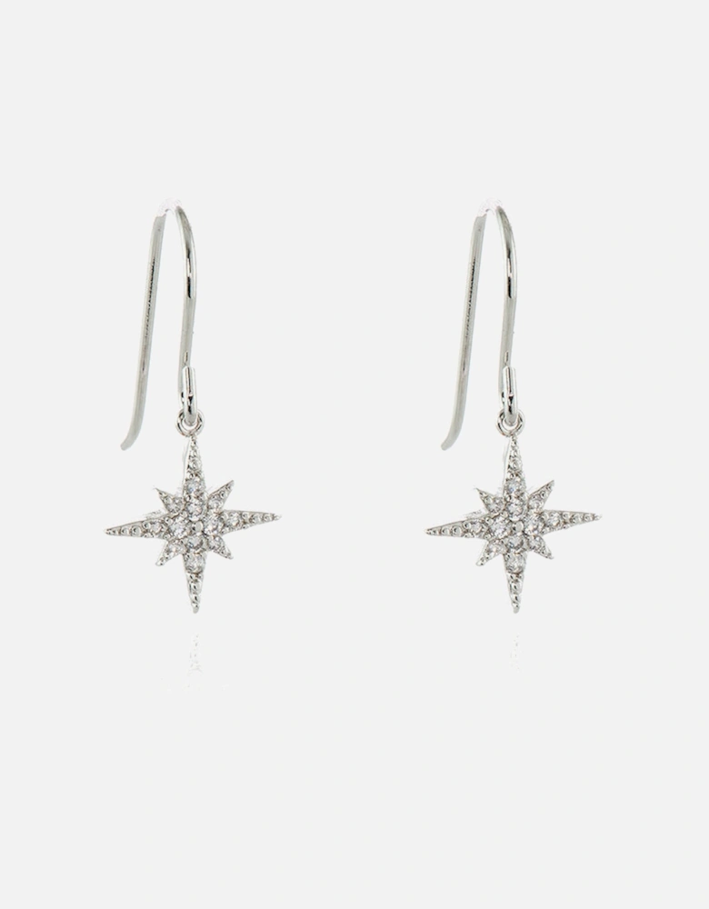 North Star Silver French Wire Earrings