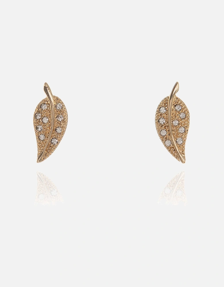 Leafy Gold Earrings