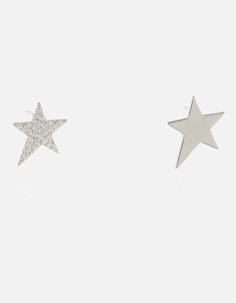 Satu Star Silver Earrings