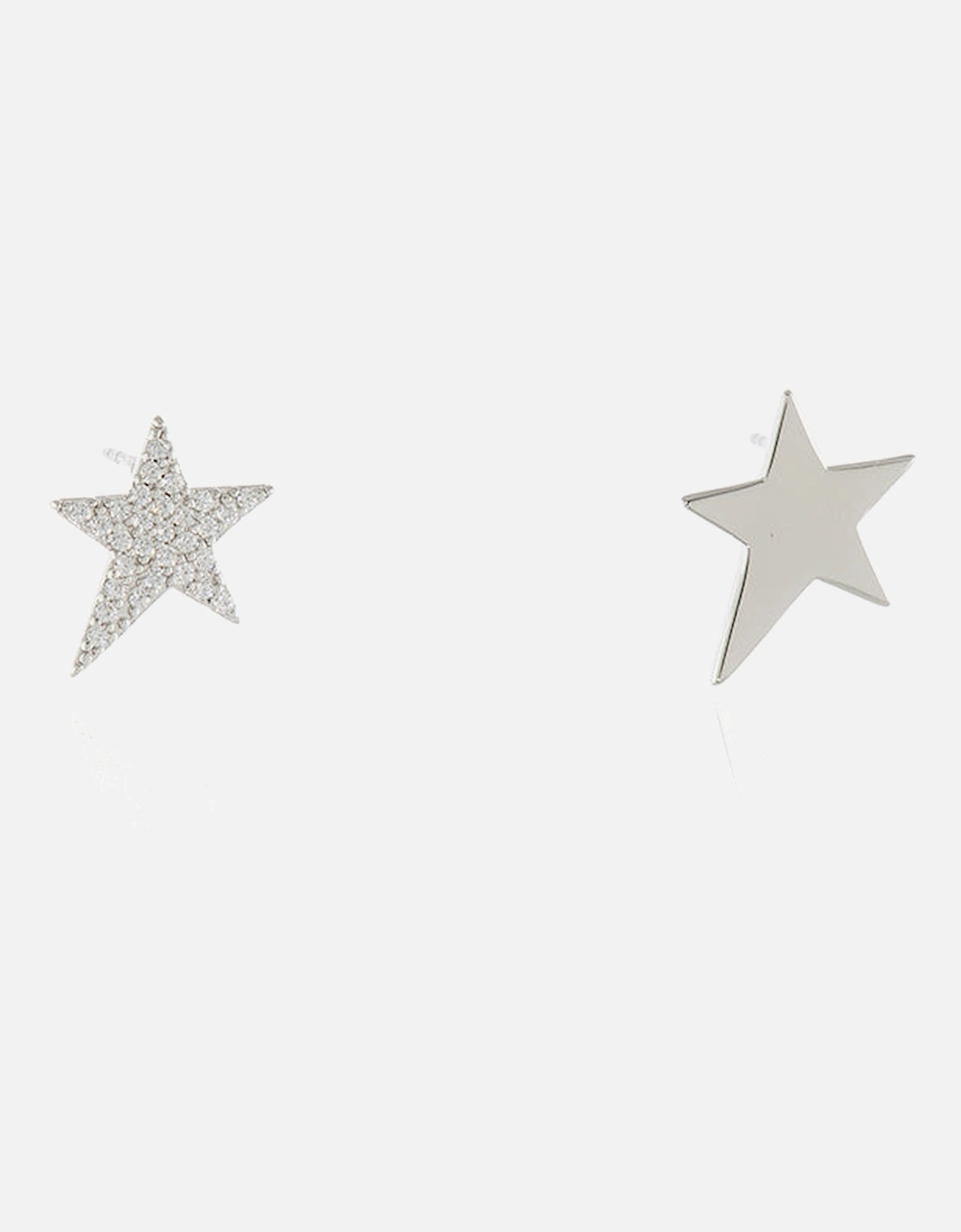 Satu Star Silver Earrings