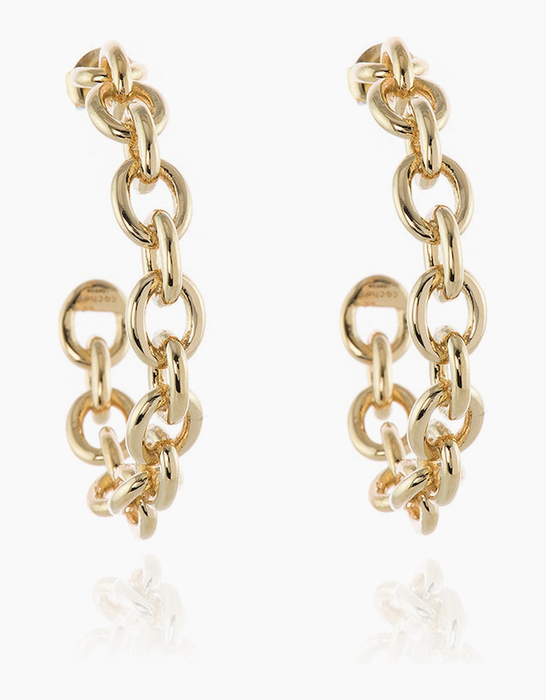 Cachet London Women's Gold Oleta Hoop Earrings 3Cm