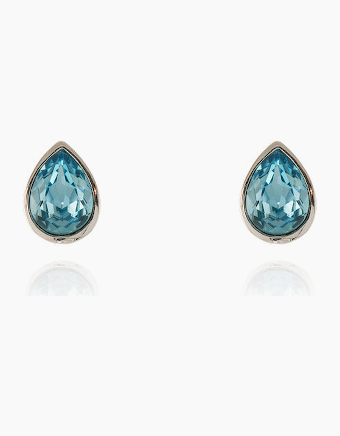 Cachet London Women's Blue Ran Silver Aquamarine Earrings