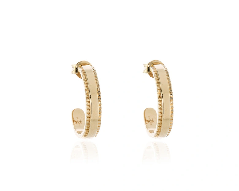 Keanu Gold Hoop Earrings