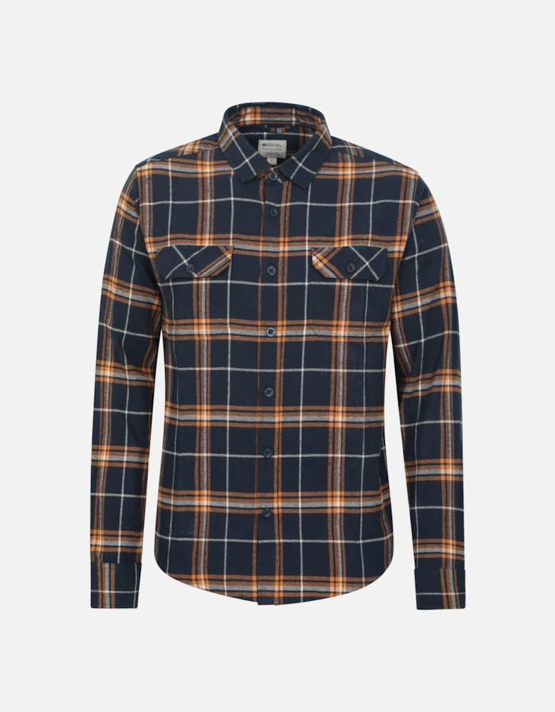 Mens Trace Flannel Long-Sleeved Shirt