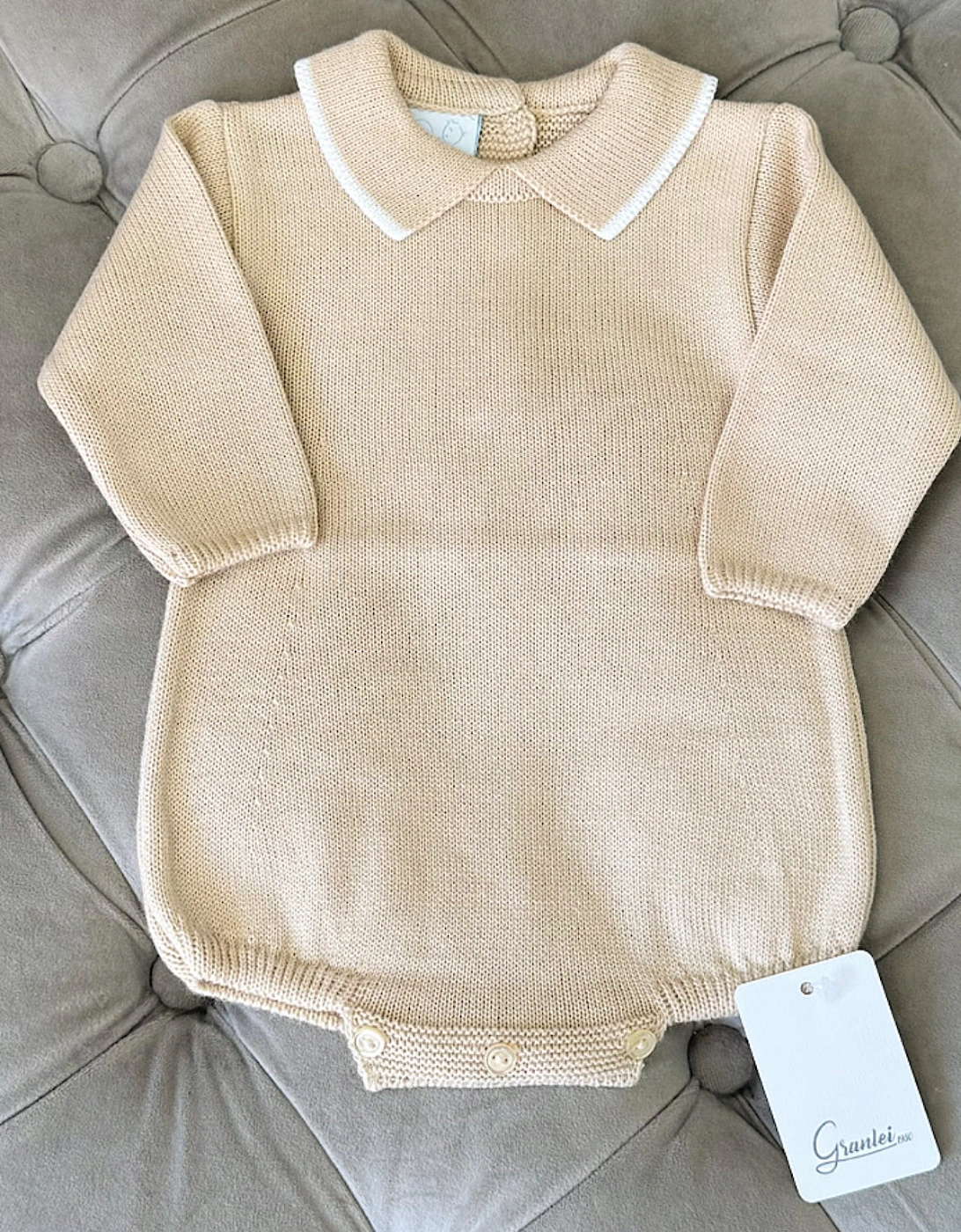 Camel Knit Romper, 5 of 4