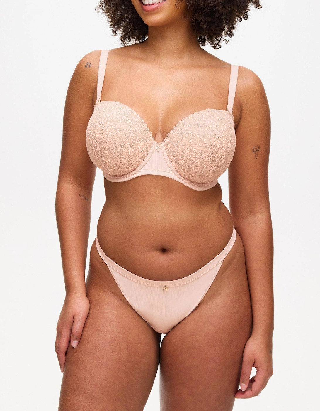 Louisa Padded Strapless Bra - Light Pink, 2 of 1