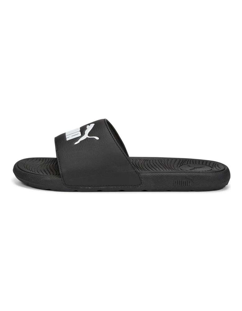 Boys Older Cool Cat 2.0 Slides - Black/White