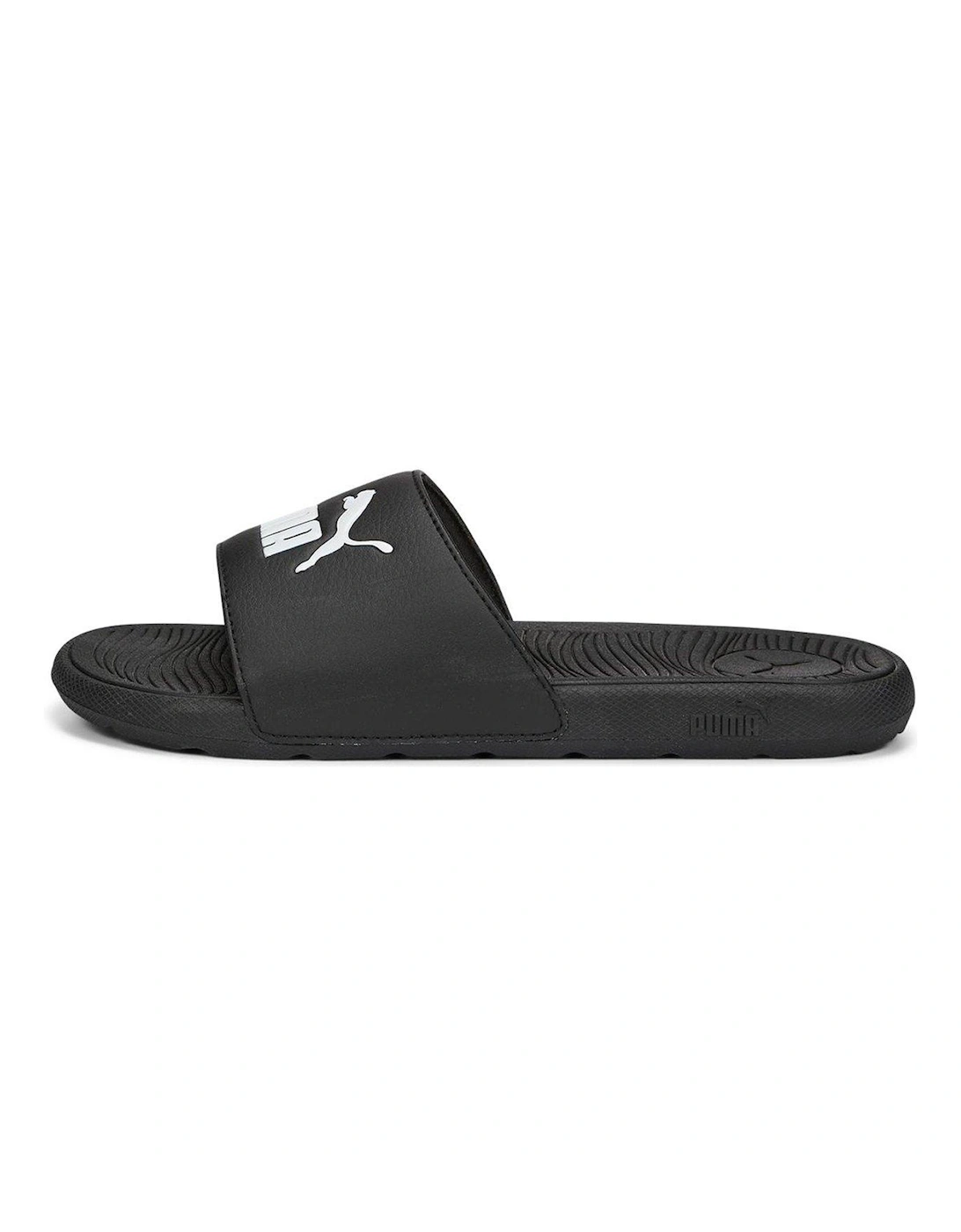 Boys Older Cool Cat 2.0 Slides - Black/White, 2 of 1