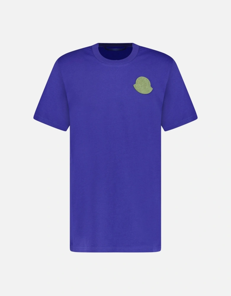 Chest Badge T-Shirt Blue