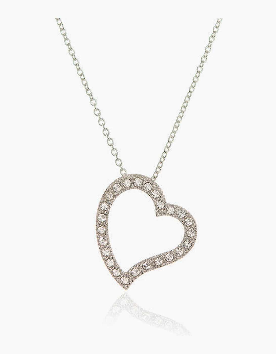 Cachet London Women's Silver/Silver Hebe Heart Pendant Small