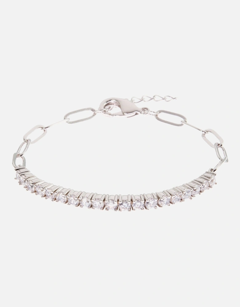 Ella Silver Tennis Bracelet