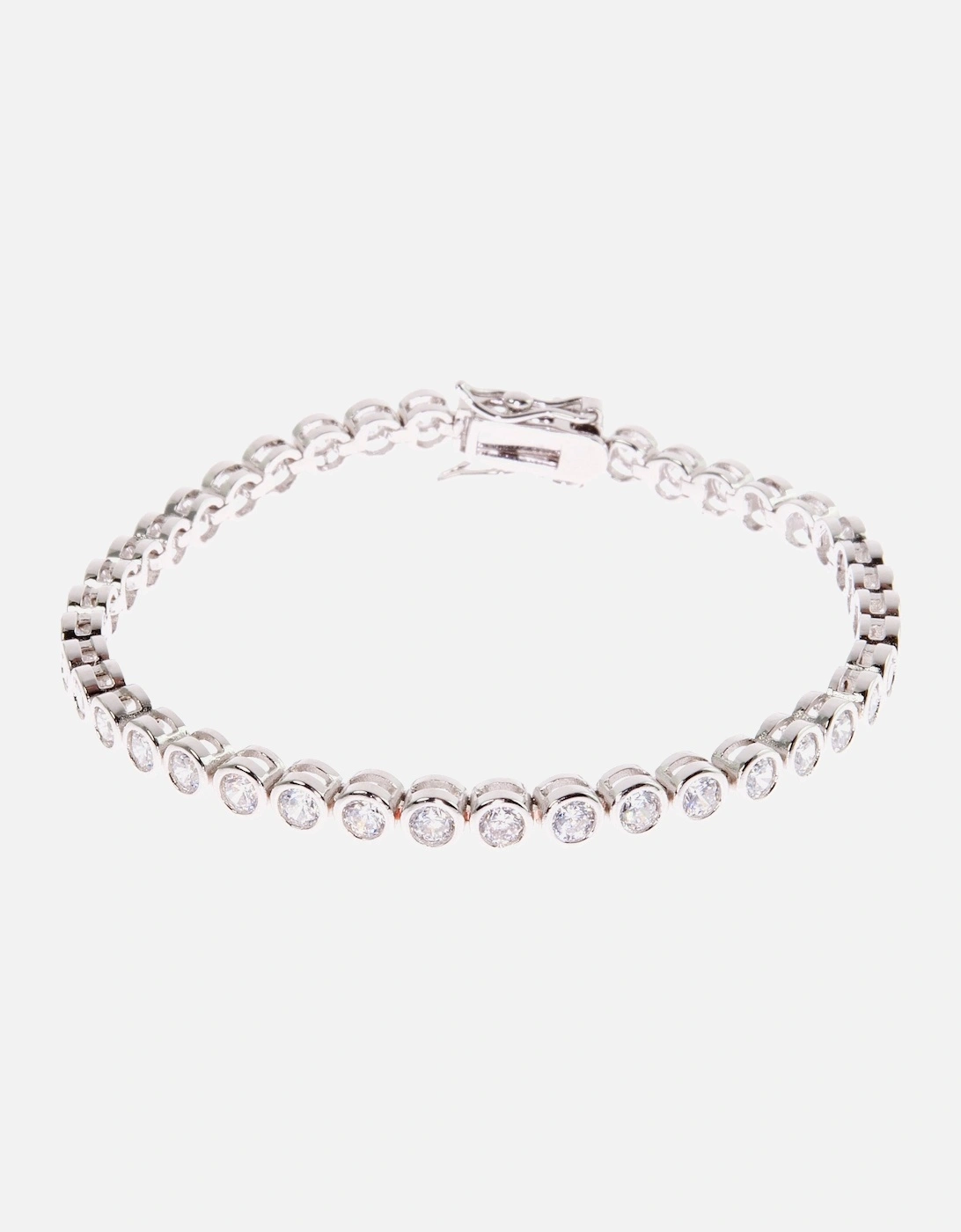 Dawn Silver Tennis Bracelet